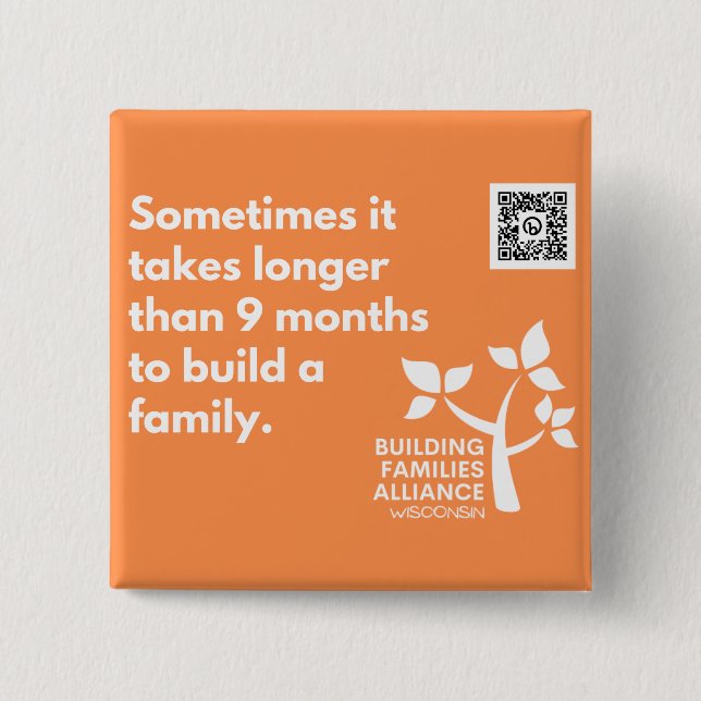 Building Families Alliance of WI Square Button (o) (Front)