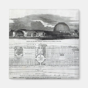 Building for the Great Industrial Exhibition Magnet