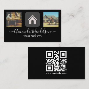 Building furniture estate agent construction business card
