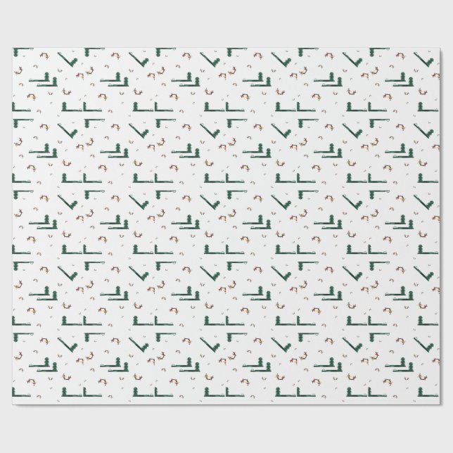 Building in Iron Wrapping Paper (Flat)