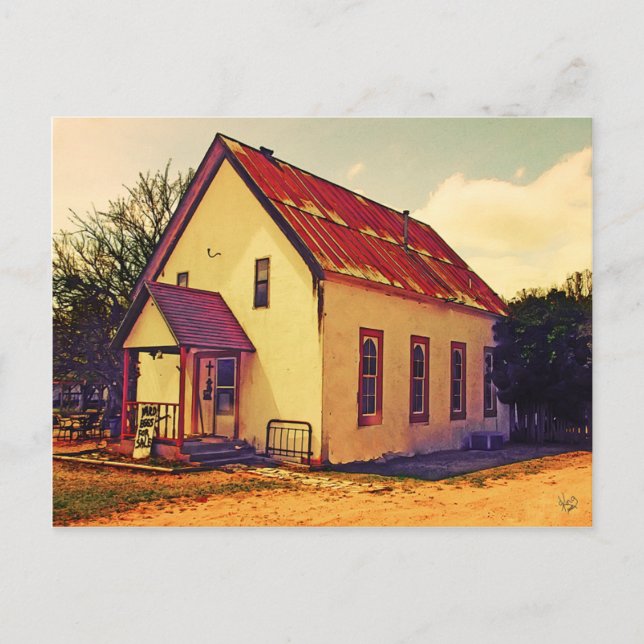 Building in Willow City, TX Postcard (Front)