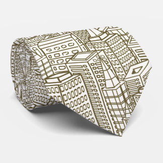 Building Lines Architect Unique Men's Neckties