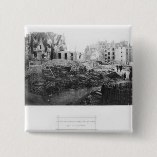 Building of Avenue de l'Opera 15 Cm Square Badge