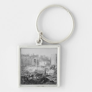 Building of Avenue de l'Opera Key Ring
