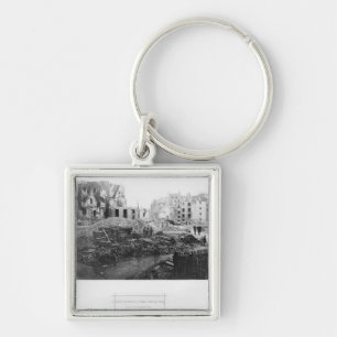 Building of Avenue de l'Opera Key Ring