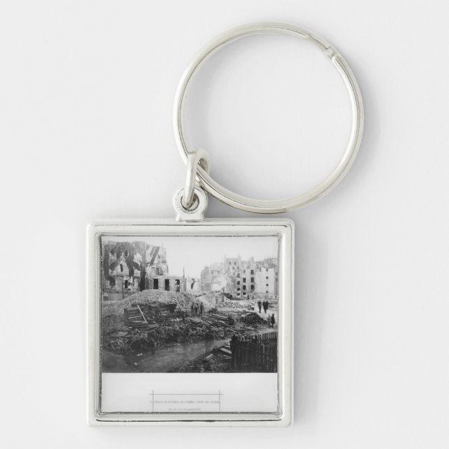 Building of Avenue de l'Opera Key Ring (Front)