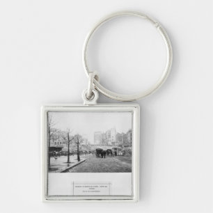 Building of Avenue de l'Opera Key Ring