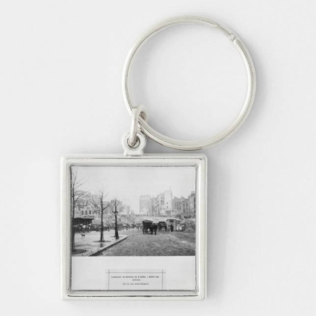 Building of Avenue de l'Opera Key Ring (Front)
