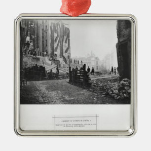 Building of Avenue de l'Opera Metal Tree Decoration