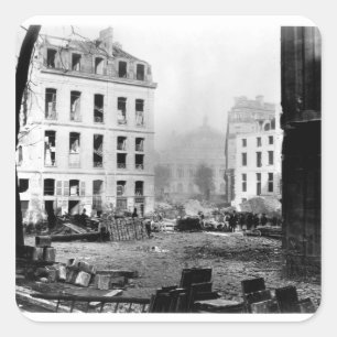 Building of the Avenue de l'Opera Square Sticker