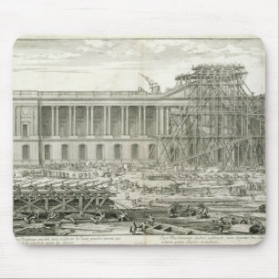 Building of the Main Entrance of the Louvre, Paris Mouse Mat
