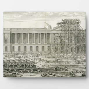 Building of the Main Entrance of the Louvre, Paris Plaque