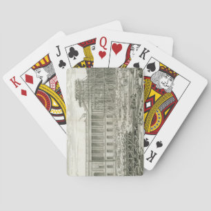 Building of the Main Entrance of the Louvre, Paris Playing Cards