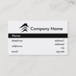 Building or Roofing Business Card Design