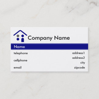 Building or Roofing Business Card Design