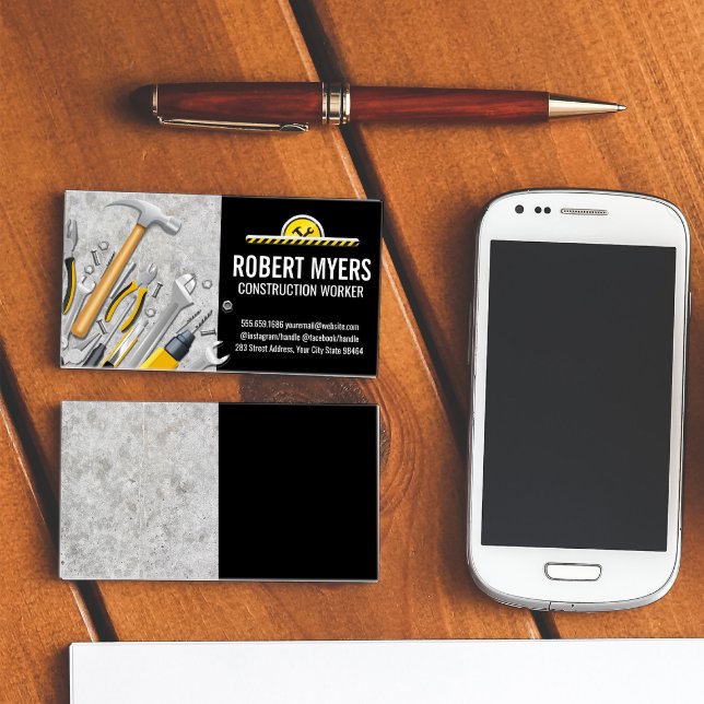 Building | Repair Tools | Construction Appointment Card (Creator Uploaded)