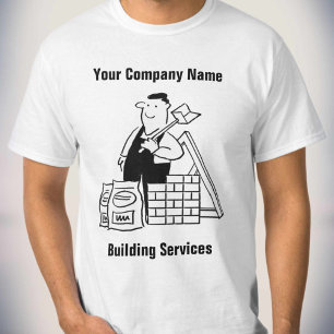 Building Services Cartoon T-Shirt