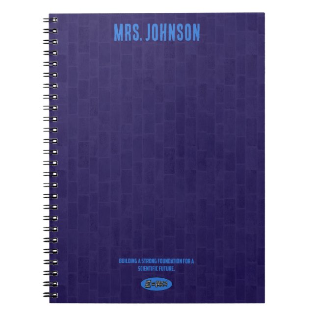 Building Strong Foundation For Scientific Future Notebook (Front)