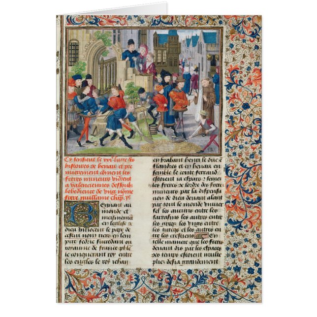 Building the Foundations of the Monastery (Front)