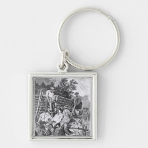 Building the Log-Cabin Key Ring