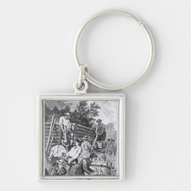 Building the Log-Cabin Key Ring (Front)