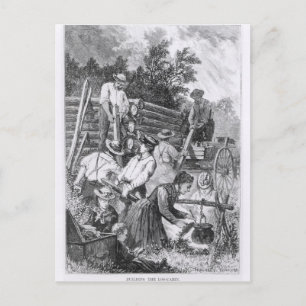 Building the Log-Cabin Postcard