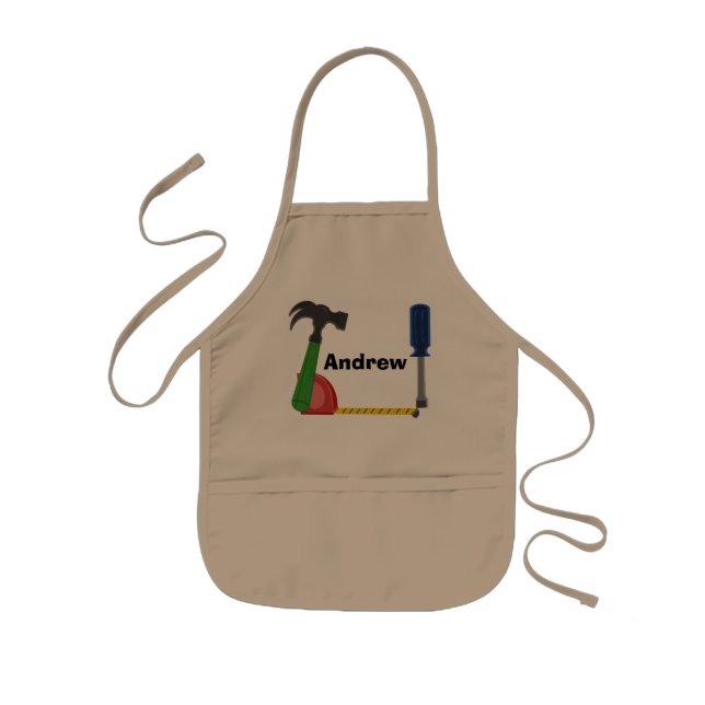 Building Tools Kids Apron (Front)