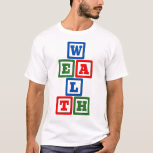 Building Wealth Block by Block Financial Freedom 2 T-Shirt
