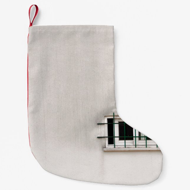 Building window architecture old small christmas stocking (Front)
