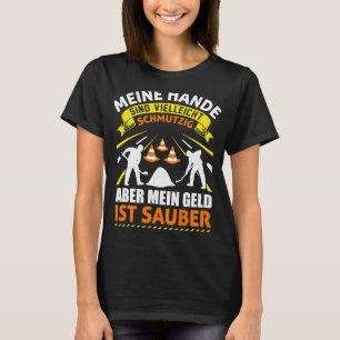 Building worker construction site street construct T-Shirt