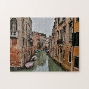 Buildings along canals of Venice Jigsaw Puzzle
