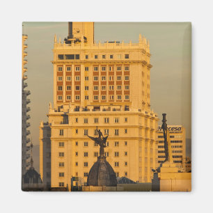 Buildings along Gran Via and Edificio Espana Magnet