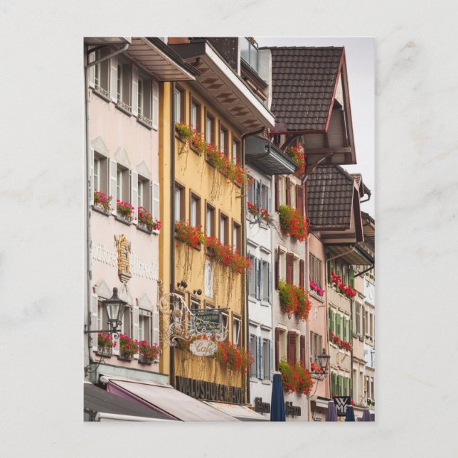 Buildings along Kaiserstrasse Postcard (Front)