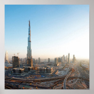 Buildings Along Sheikh Zayed Road, Dubai 2 Poster