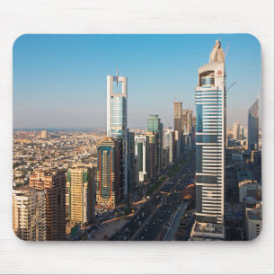 Buildings Along Sheikh Zayed Road, Dubai Mouse Mat