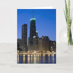 Buildings along the downtown Chicago lakefront 2 Card