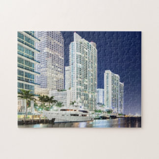 Buildings along the Miami River Riverwalk Jigsaw Puzzle