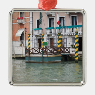 Buildings at the waterfront in Venice, Italy Metal Tree Decoration