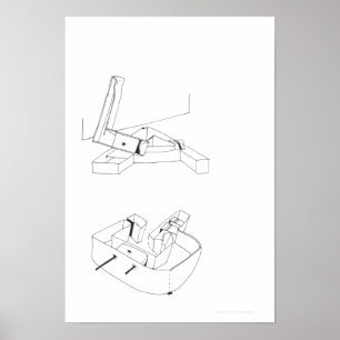 Building's Games LAG Monogram Drawing 16 poster