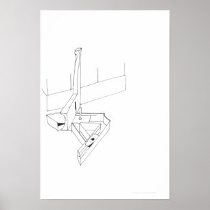 Building's Games with A Monogram Drawing 14 Poster