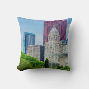 Buildings In Chicago Cushion