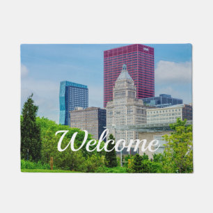 Buildings In Chicago Doormat
