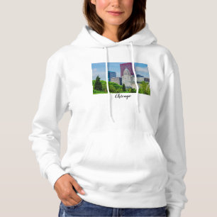 Buildings In Chicago Hoodie