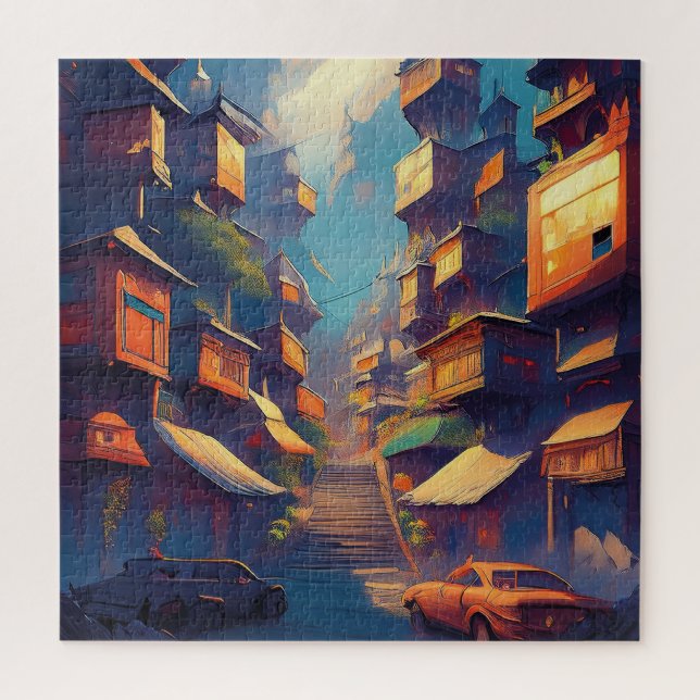 Buildings Jigsaw Puzzle (Vertical)