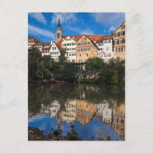 Buildings Line the River Germany Postcard