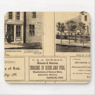 Buildings, Oil City, Franklin, Tarr Farm Mouse Mat