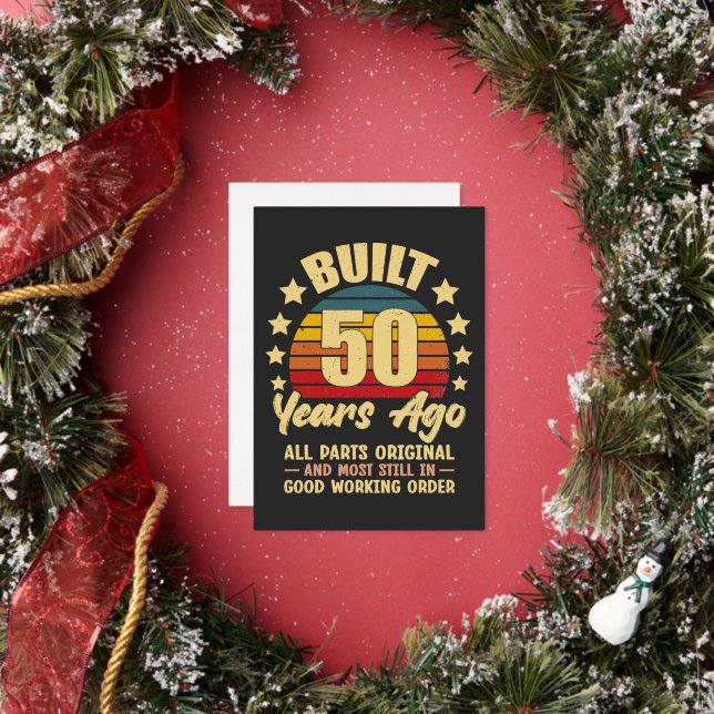 Built 50 Years Ago All Parts Original 50 Birthday (Insitu)