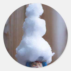 Built a Snowman V Classic Round Sticker