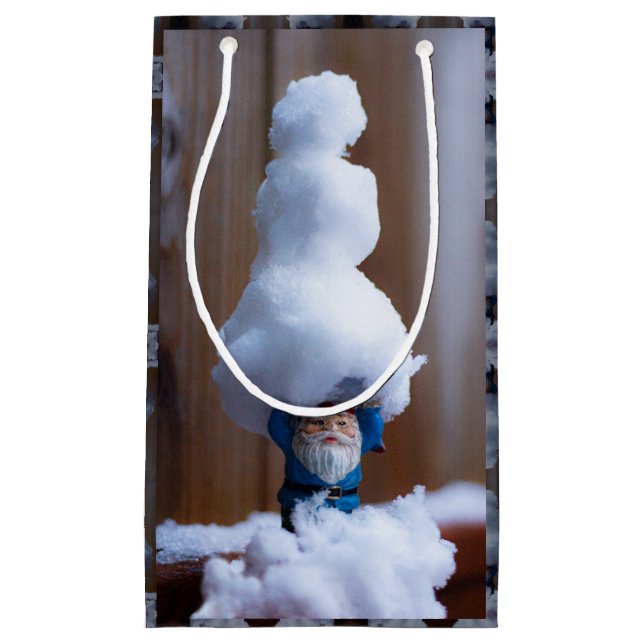 Built a Snowman V Small Gift Bag (Front)