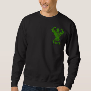 Built Bodybuilding Design – Minimalist Gym  Sweatshirt